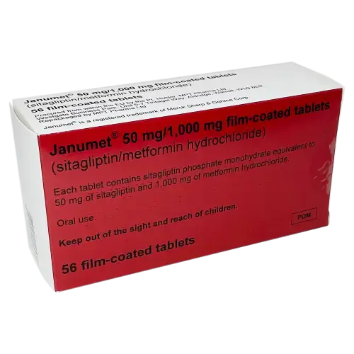 Janumet 50mg/1000mg Tablets - Diabetes Mellitus