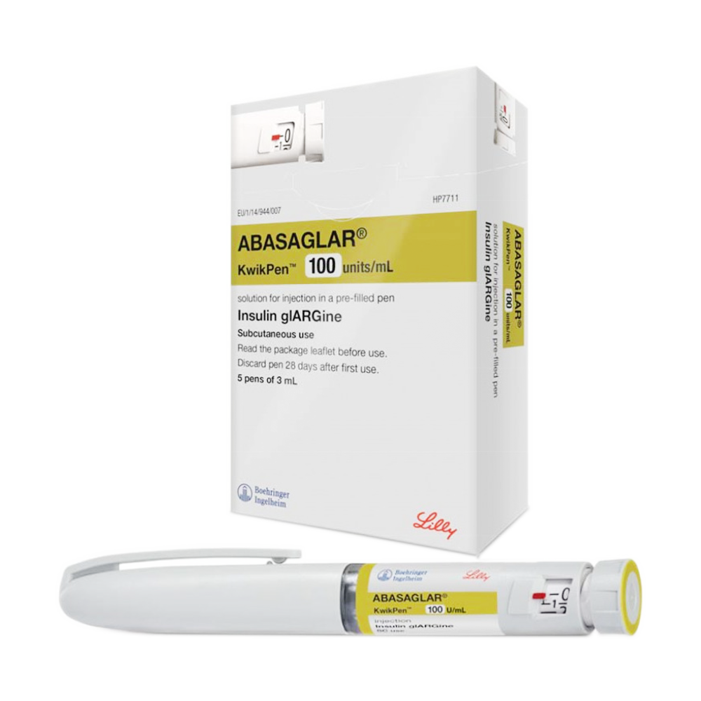 Abasagler KwikPen 100units/ml - Emergency Medicines