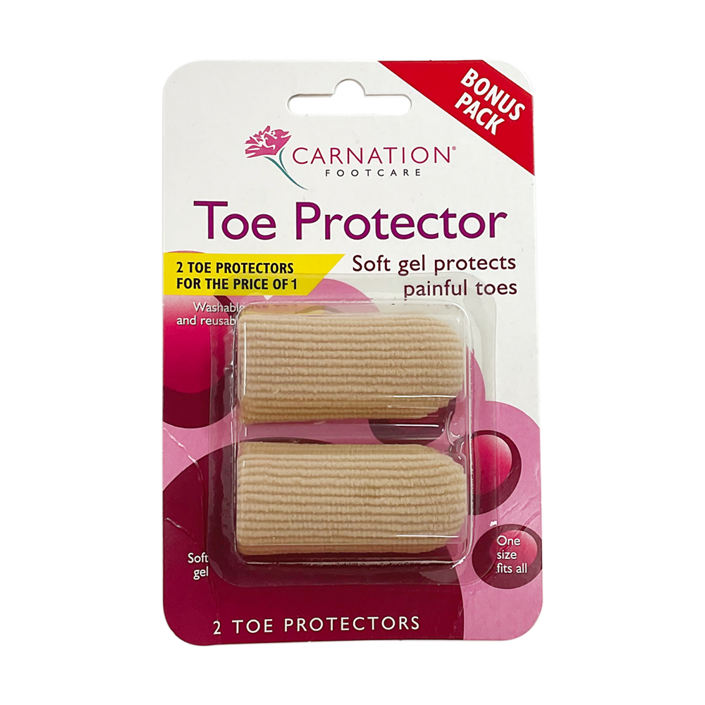Carnation Toe Protector - 2 Protectors - Foot Care