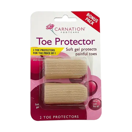 Carnation Toe Protector - 2 Protectors - Foot Care