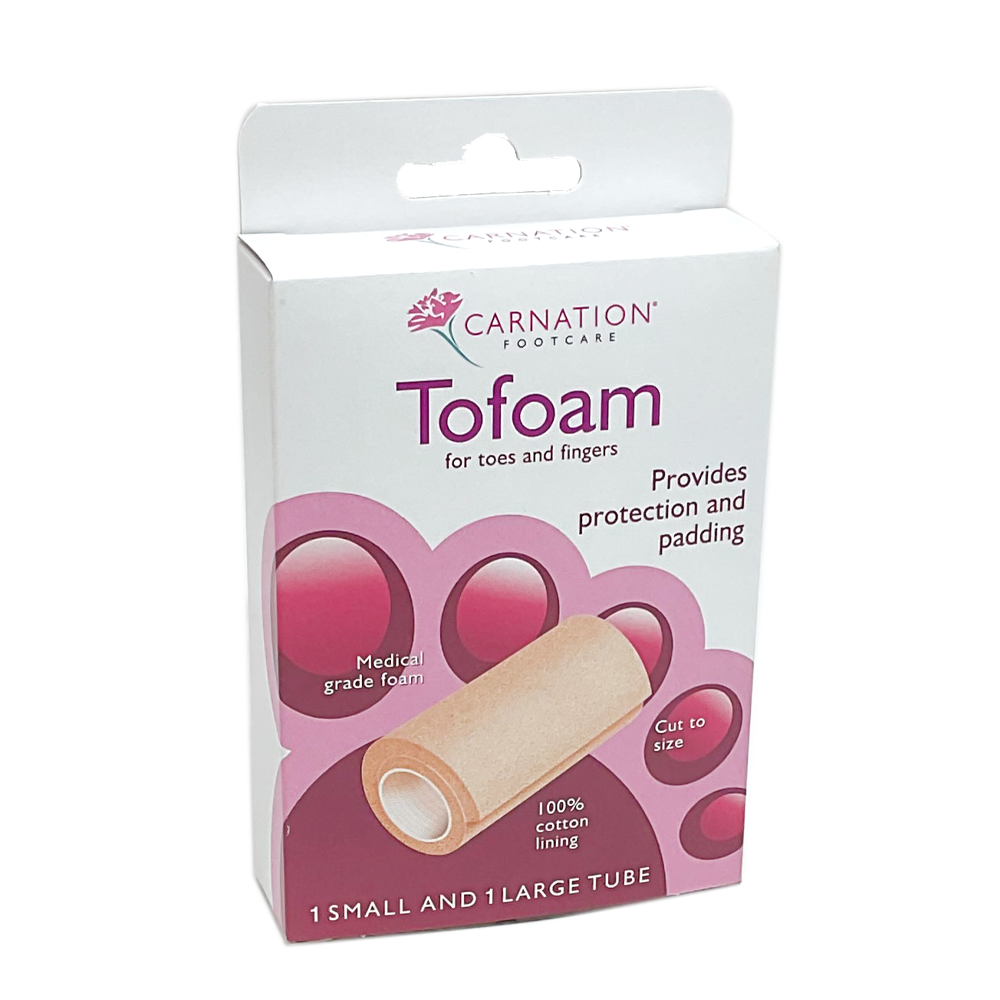 Carnation Tofoam - 1 Small & 1 Large Tube - Foot Care