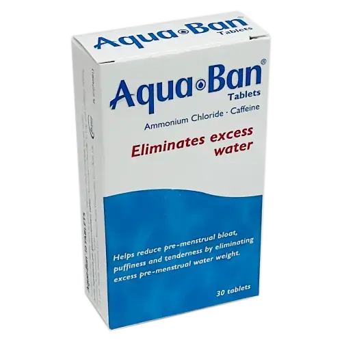 Aqua-Ban Diuretic Tablets - 30 Tablets - Vitamins and Supplements