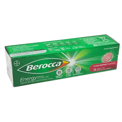 Berocca Multi Vitamin Mixed Berries - 15 Tablets - Vitamins and Supplements
