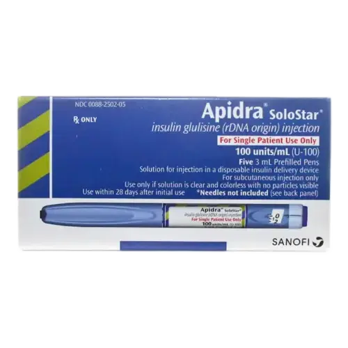 Apidra SoloStar 100IU/ML Prefilled Pens - Emergency Medicines