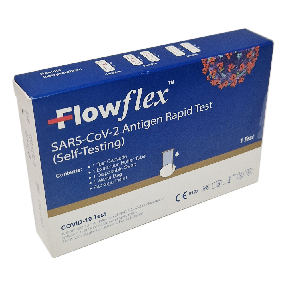 FlowFlex COVID-19 Rapid Test Kits (Single Pack) - Travel