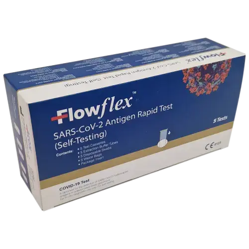 FlowFlex COVID-19 Rapid Test Kits (Five Pack) - Electrical Health and Diagnostic
