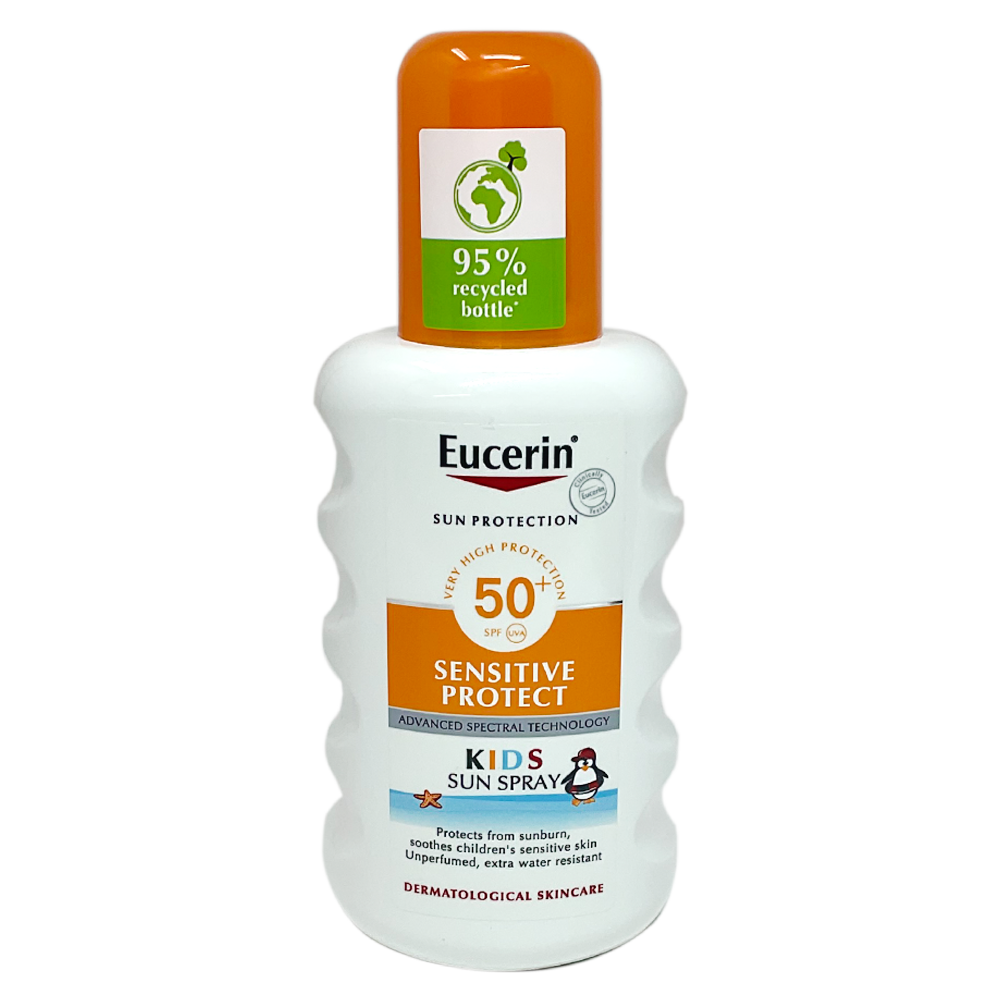 Eucerin Sensitive Protect Sun Kids Spray SPF 50+ 200ml - Travel