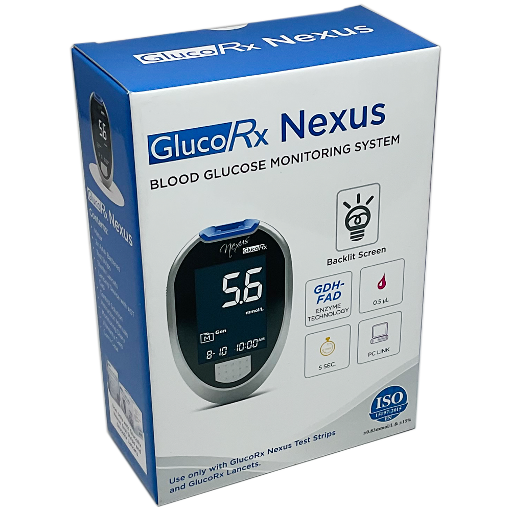 GlucoRx Nexus Blood Glucose Monitoring System - Vitamins and Supplements