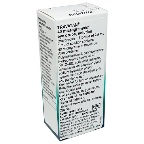 Travatan Eye Drops (Travoprost) - Emergency Medicines