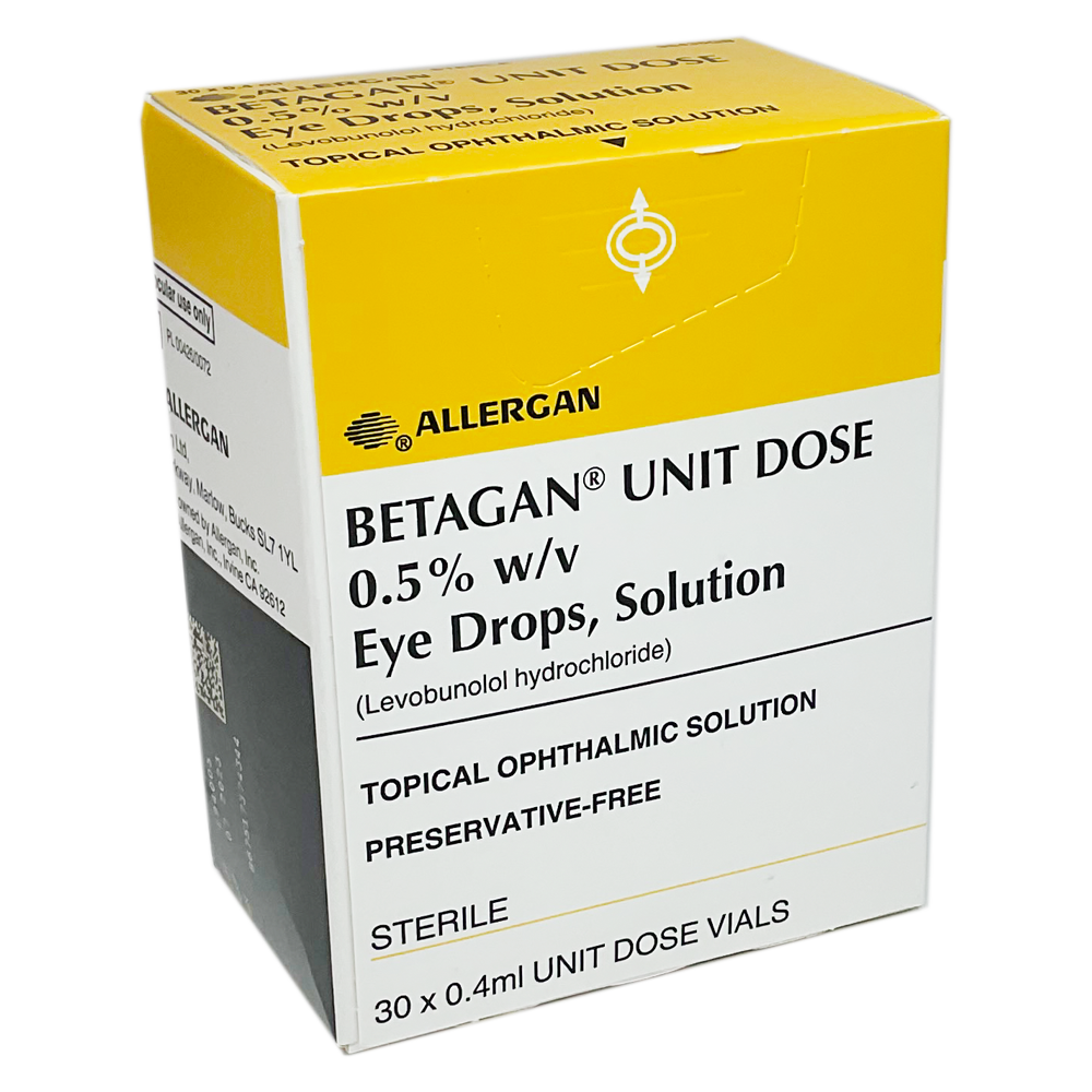 Betagan Eye Drops (Levobunolol) - Emergency Medicines
