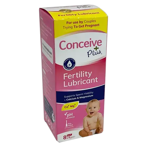 Conceive Plus Fertility Lubricant - 4g pack of 8 Prefilled Applicators - Vitamins and Supplements
