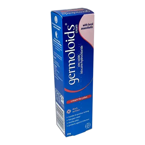 Germoloids Cream 55g - Haemorrhoids and Piles