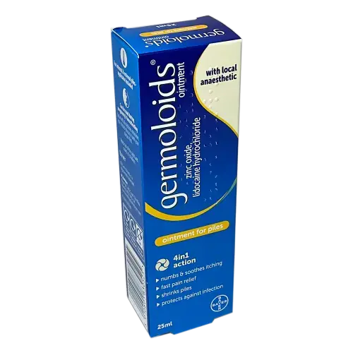 Germoloids Ointment 25ml - Haemorrhoids and Piles