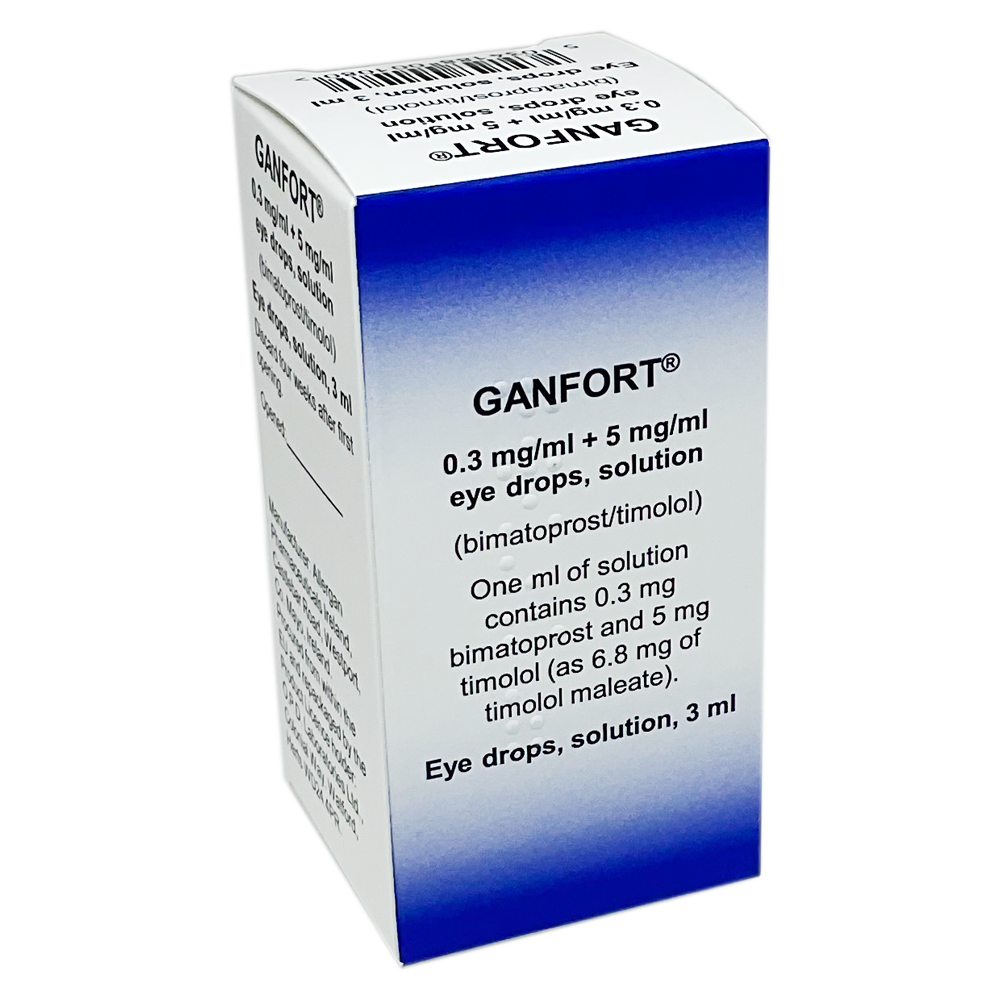 Ganfort Eye Drops (Bimatoprost/Timolol) - Emergency Medicines