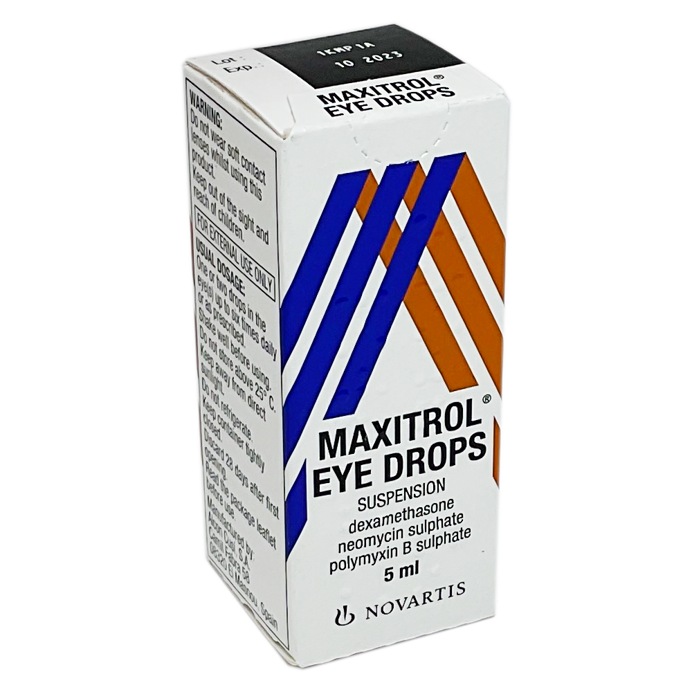 Maxitrol (Dexamethasone/Neomycin/Polymycin B Sulphate) - Emergency Medicines