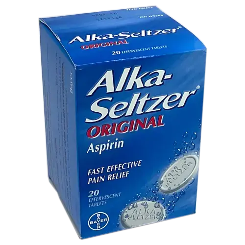 Alka-Seltzer Original Effervescent Tablets - 20 Tablets - Pain Relief