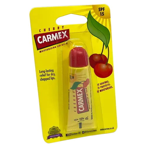 Carmex Cherry Lip Balm Tube - Oral Health