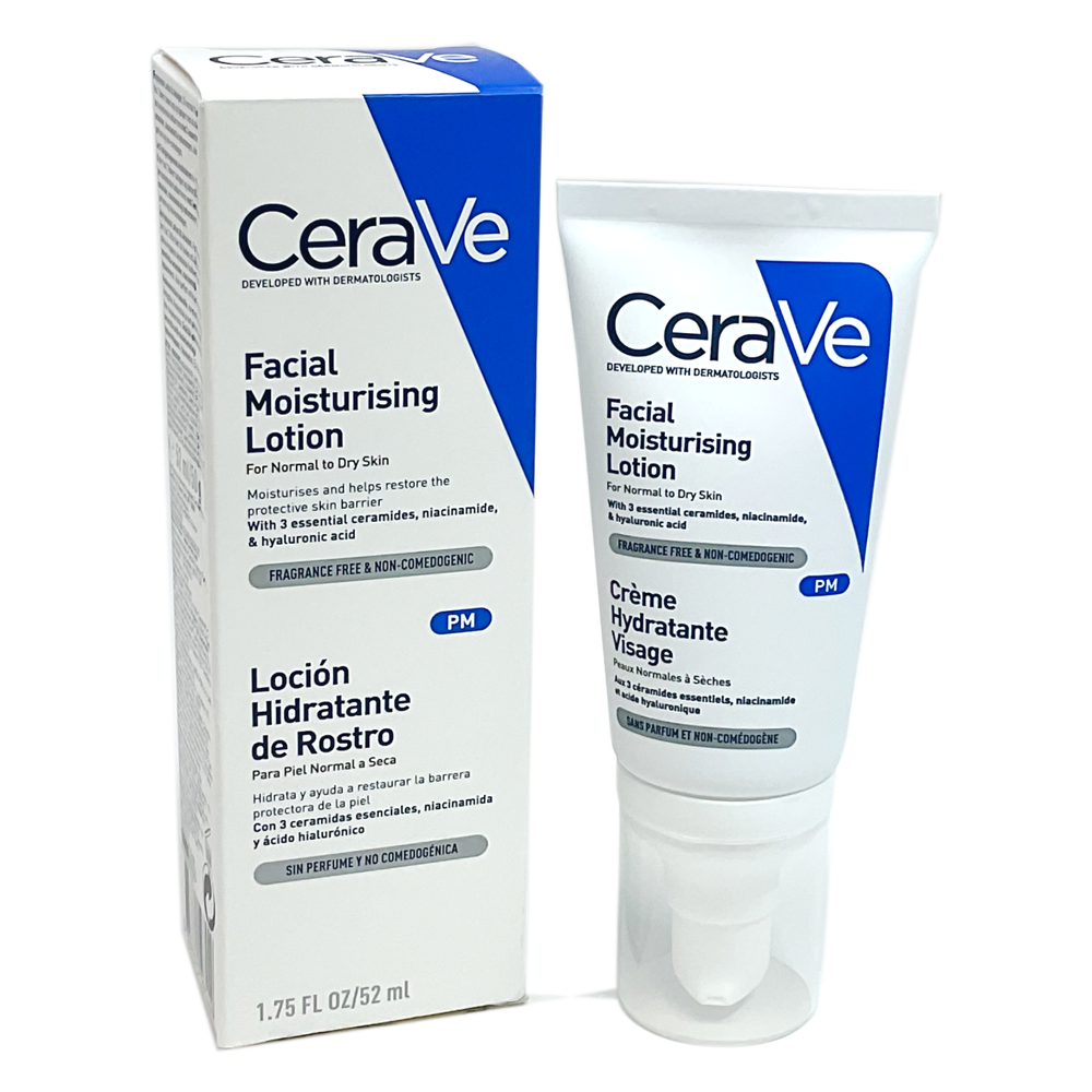 CeraVe PM Facial Moisturising Lotion 52ml - Skin Care
