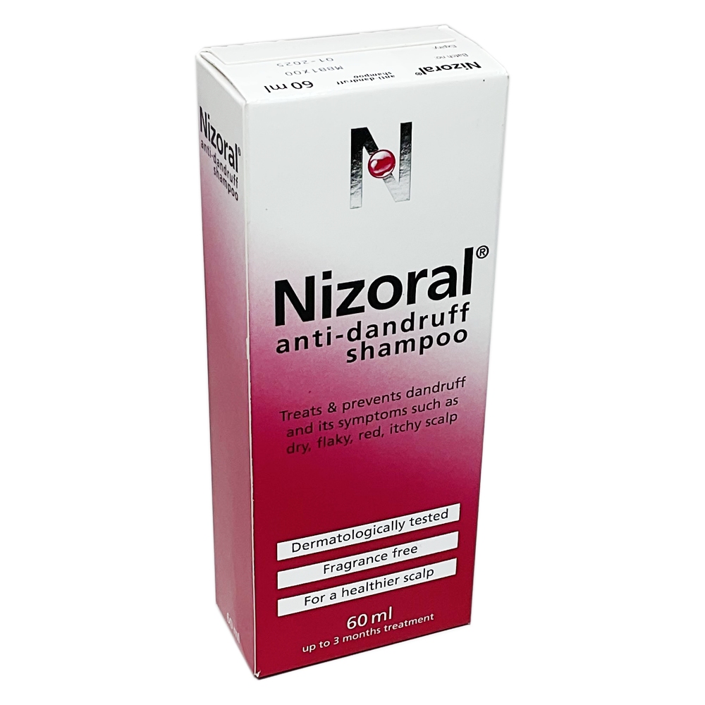 Buy Nizoral Anti-Dandruff Shampoo 60ml | Haircare | UK Meds Online