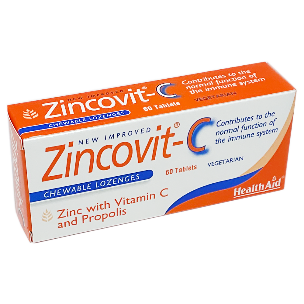 Buy Zincovit-C Tablets x60 | Zinc and Vitamin C | UK Online Pharmacy