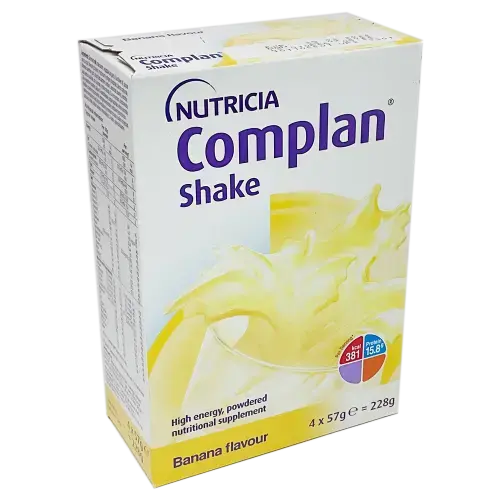Nutricia Complan Shake Sachets x4 Banana - Vitamins and Supplements