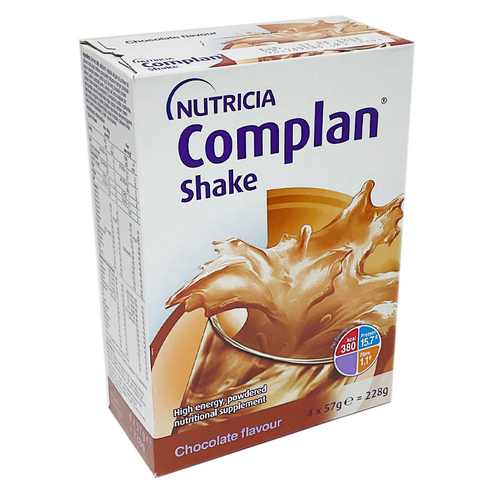 Nutricia Complan Shake Sachets x4 Chocolate - Vitamins and Supplements