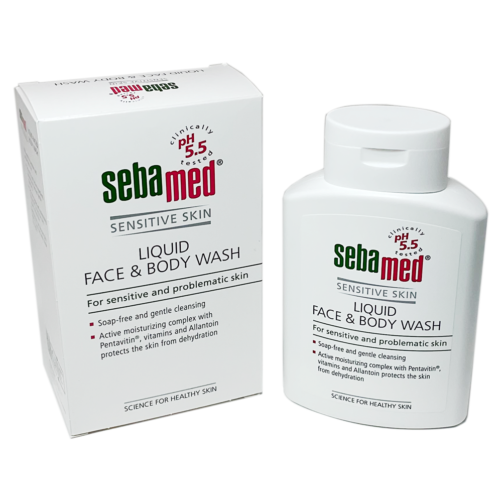 Sebamed Liquid Face & Body Wash For Sensitive Skin 200ml - Skin Care