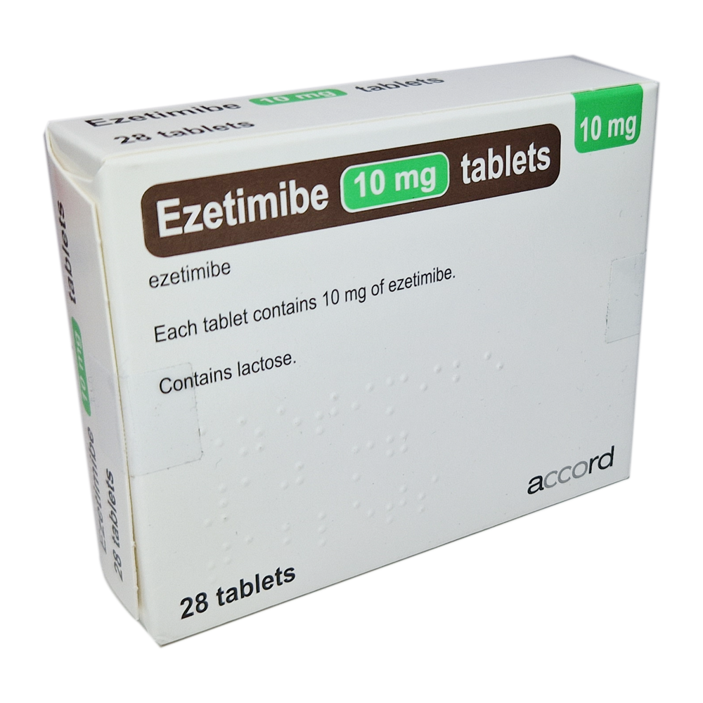 Ezetimibe (Ezetrol) 10mg Tablets - High Cholesterol