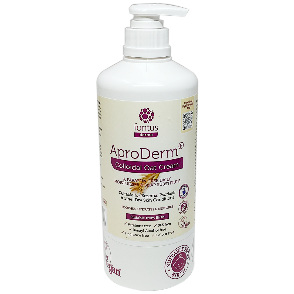 AproDerm Colloidal Oat Cream 500ml - Vegan