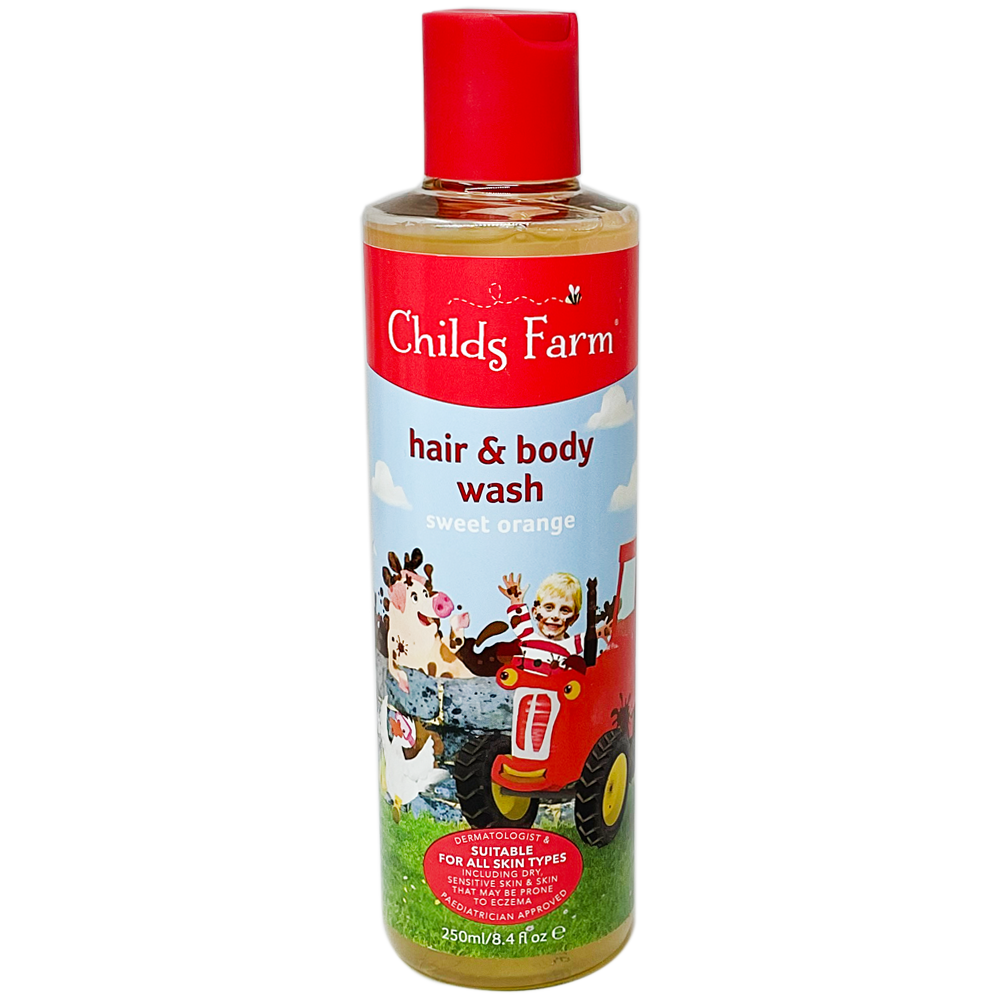 Childs Farm Hair & Body Wash Sweet Orange 250ml - Vegan