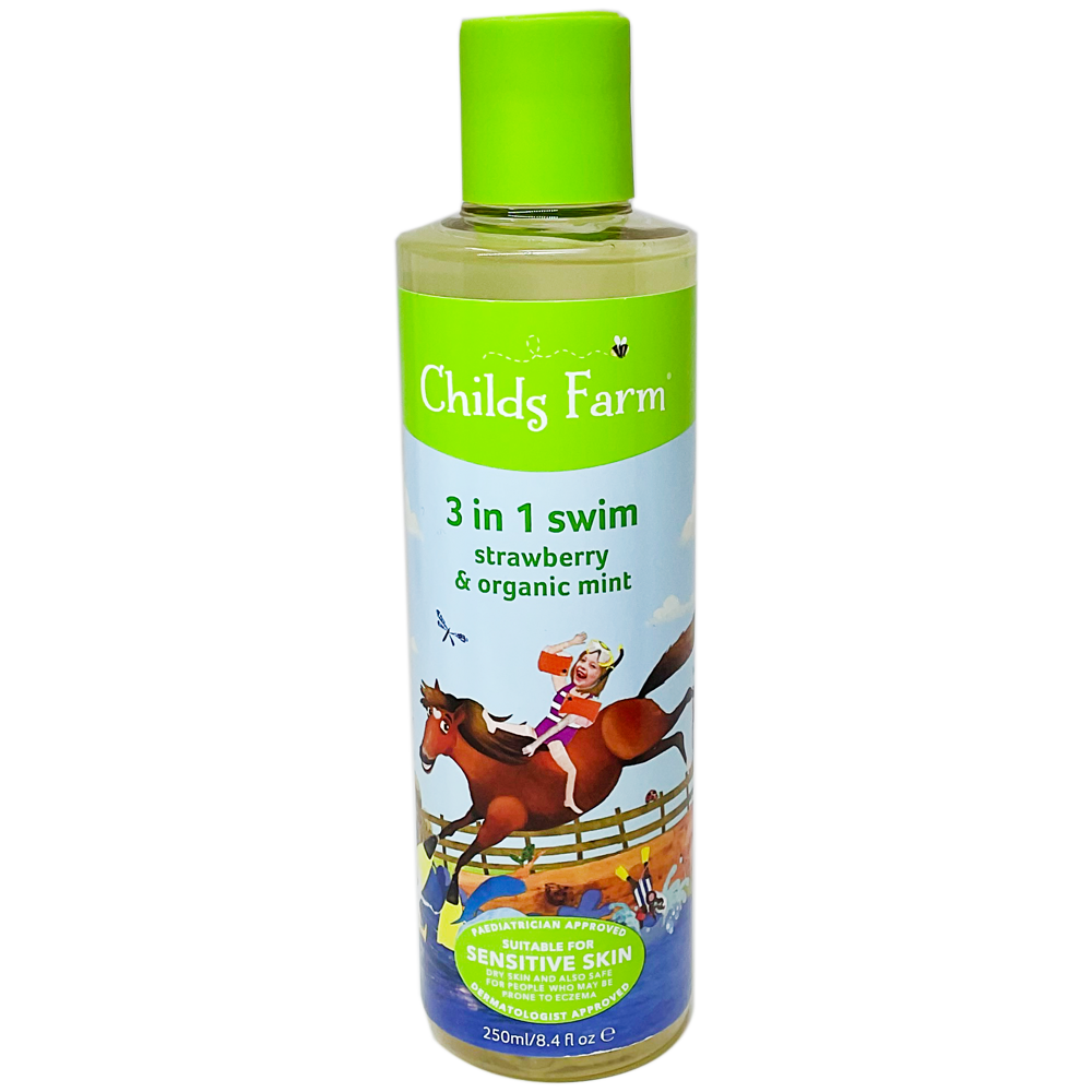 Childs Farm 3-in-1 Swim Strawberry & Mint 250ml - Vegan