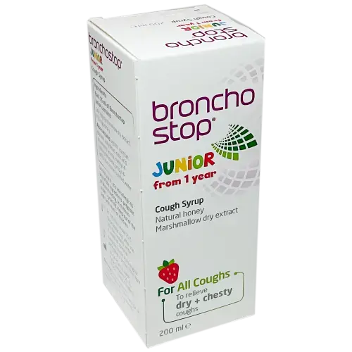 Bronchostop Junior Cough Syrup 200ml - Cold and Flu