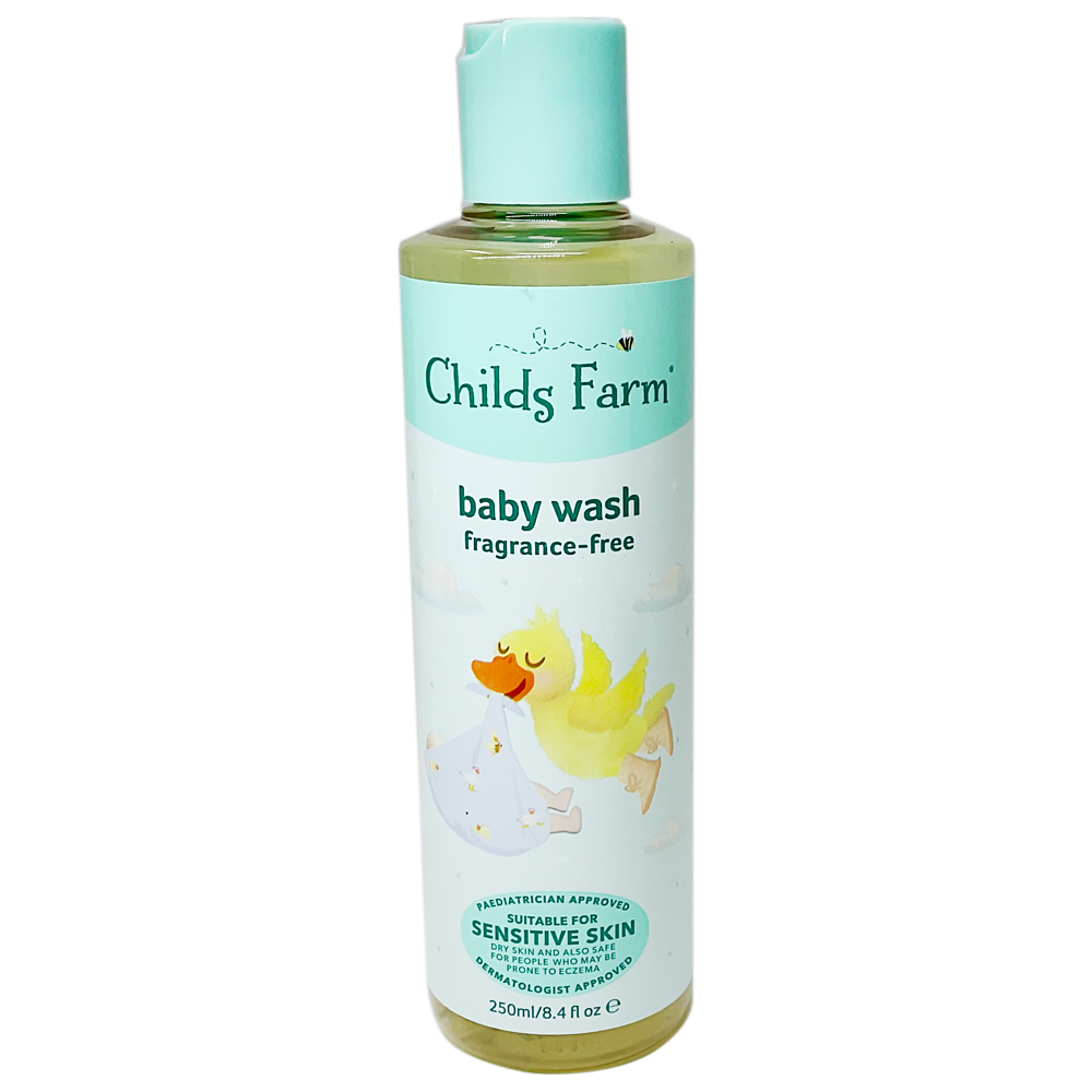 Childs Farm Baby Wash Fragrance-Free 250ml - Vegan