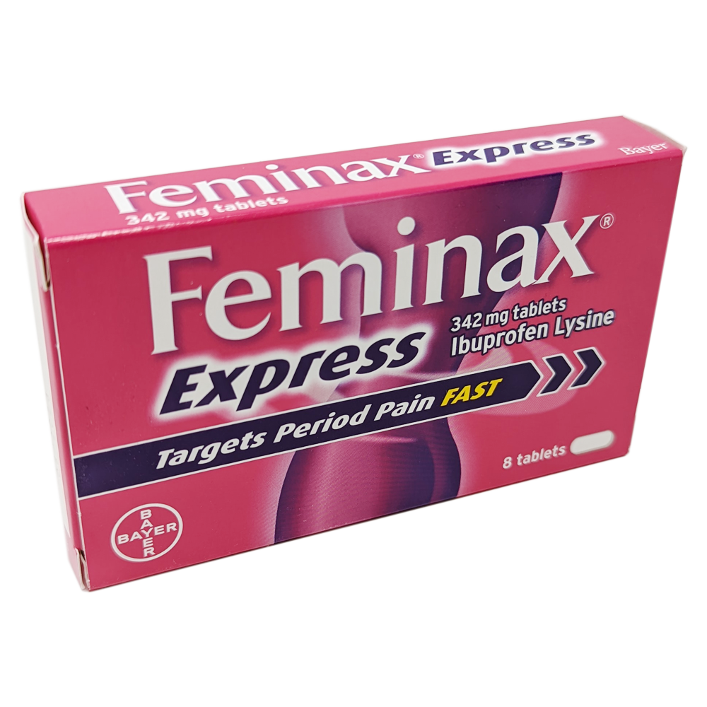 Feminax Express 342mg x8 Tablets - Pain Relief
