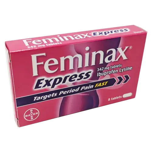 Feminax Express 342mg x8 Tablets - Pain Relief