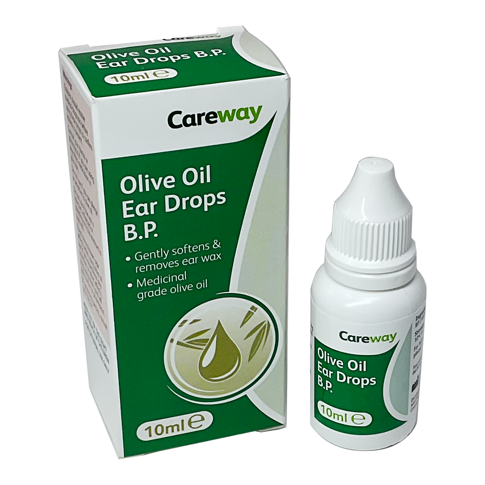 Careway Olive Oil Ear Drops 10ml - Ear, Nose & Throat