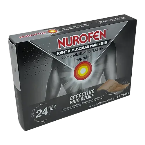 Nurofen Medicated Plaster x4 - Pain Relief