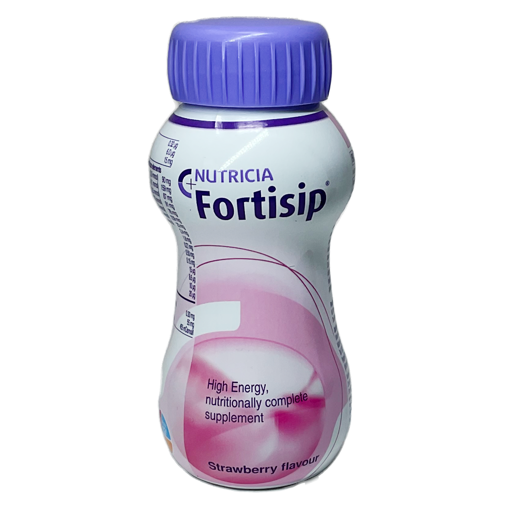 Nutricia Fortisip 200ml Strawberry - Vitamins and Supplements