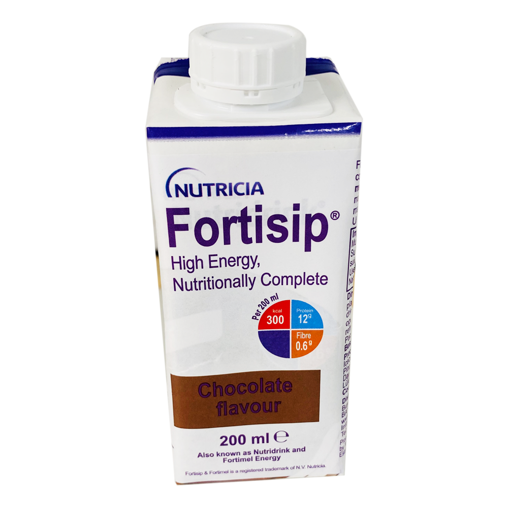 Nutricia Fortisip 200ml Chocolate - Vitamins and Supplements