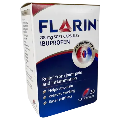 Flarin Ibuprofen 200Mg Capsules X30