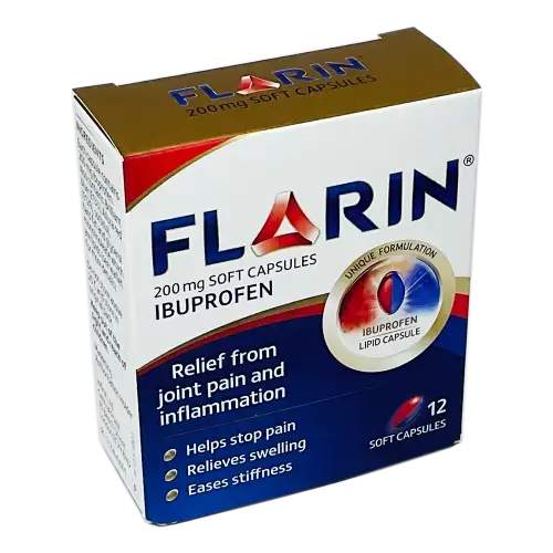 Flarin Ibuprofen 200Mg Capsules X12