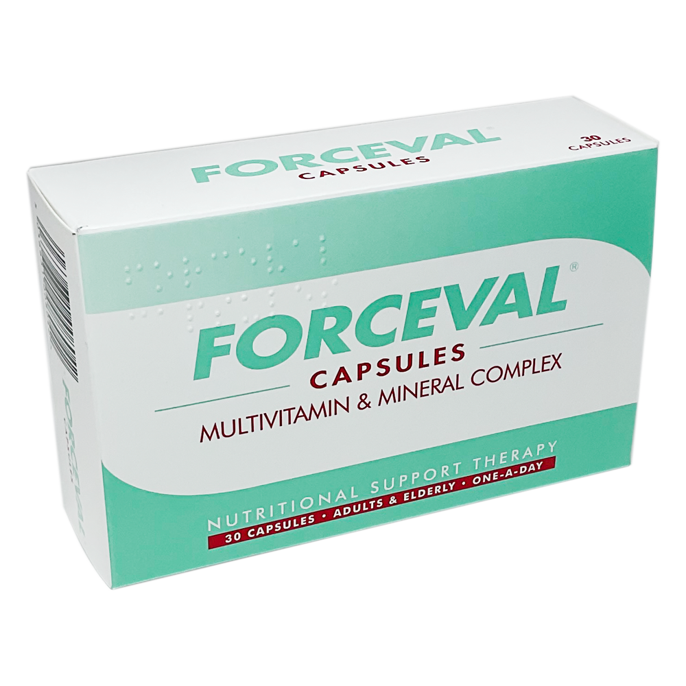 Forceval Capsules Multivitamin & Mineral Complex x30 Capsules - Vitamins and Supplements