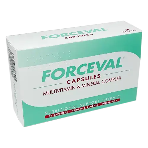 Forceval Capsules Multivitamin & Mineral Complex x30 Capsules - Vitamins and Supplements