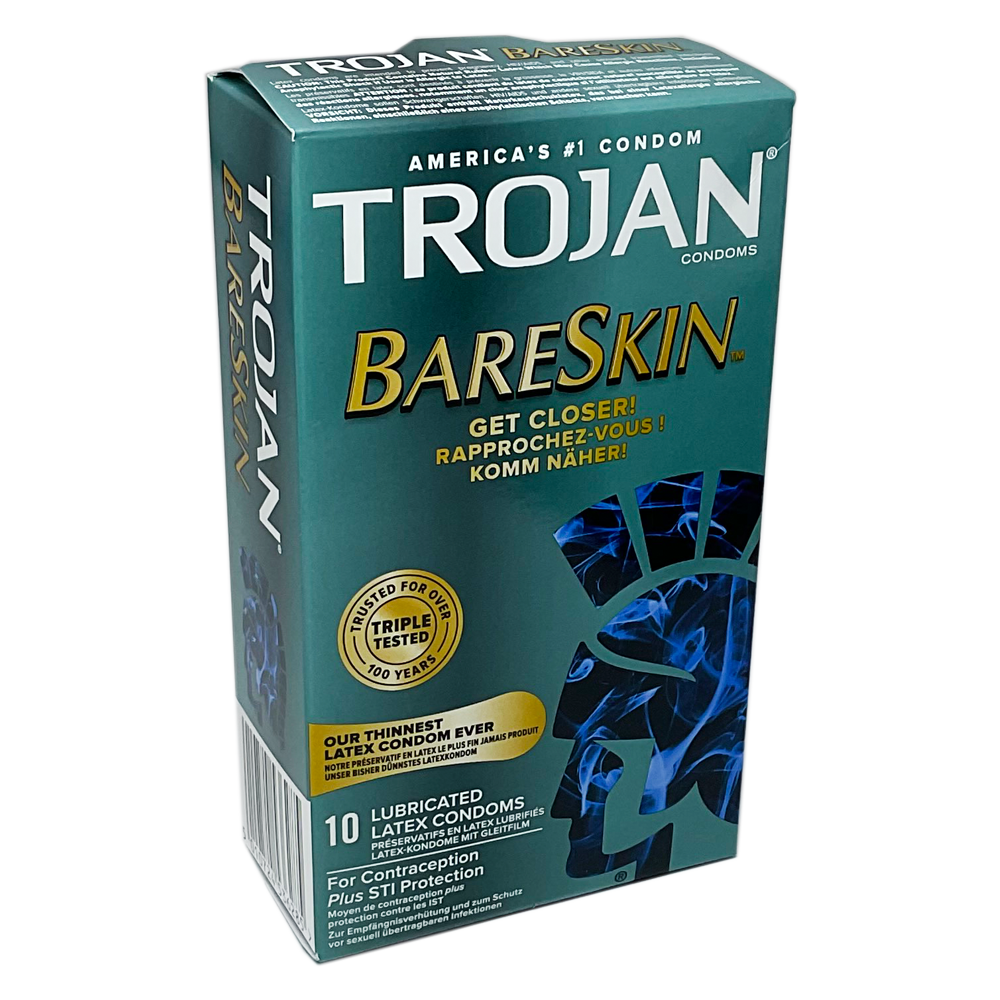 Trojan BareSkin 10 Condoms - Condoms and Sexual Health