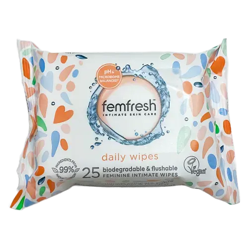 Femfresh Daily Wipes x25 - Thrush OTC