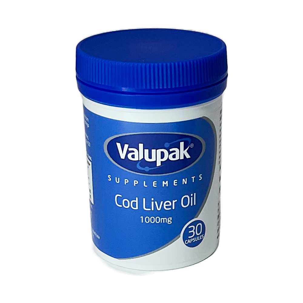 cod liver oil 1000mg capsules blue pack