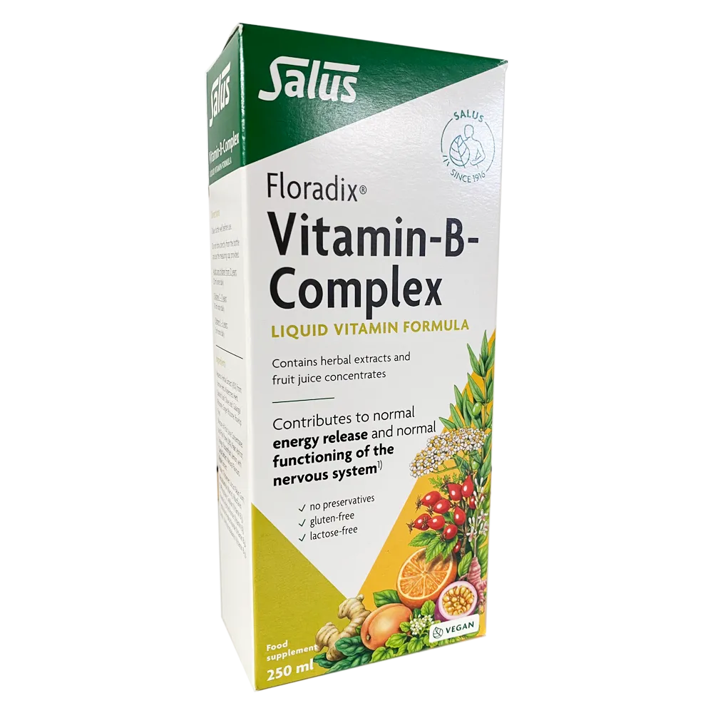 Floradix Vitamin-B-Complex Liquid 250ml - Vitamins and Supplements