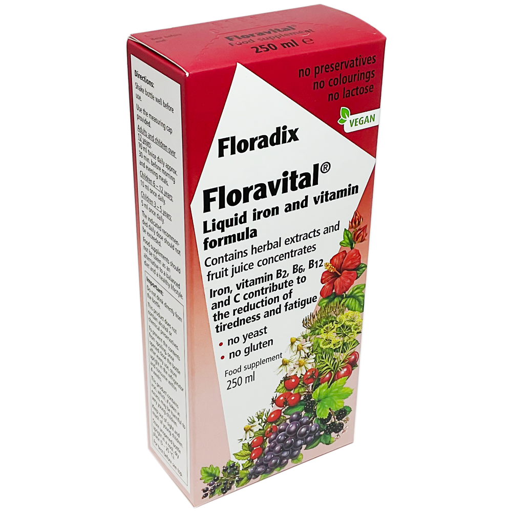 Floradix Floravital Liquid 250ml - Vegan