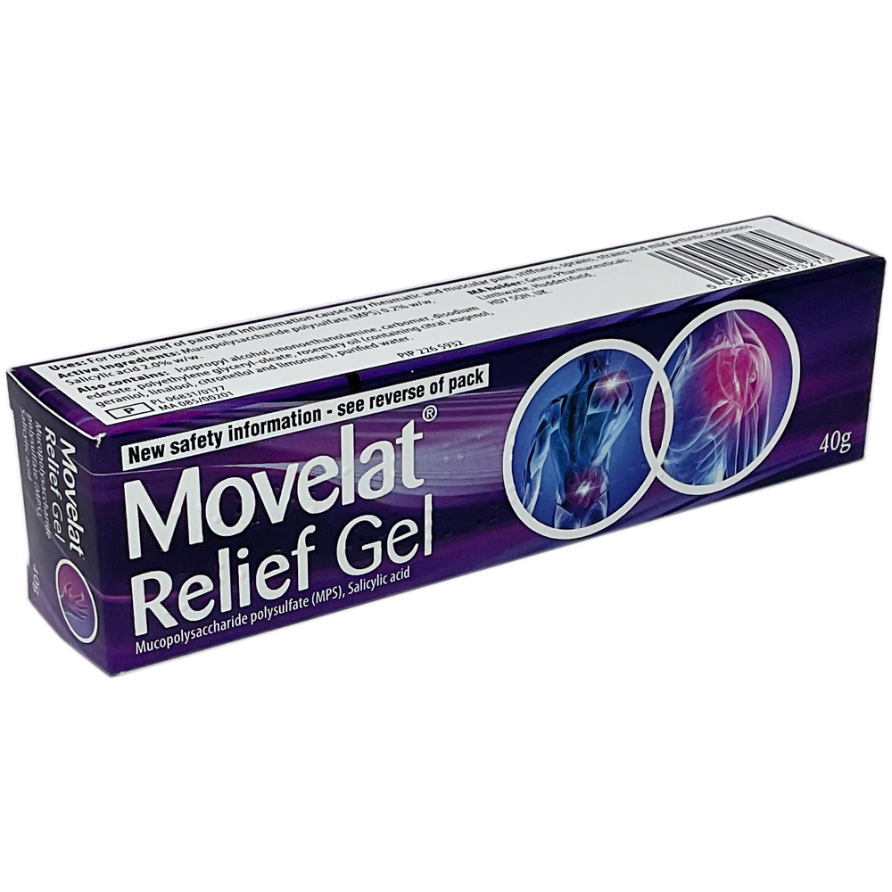 Movelat Relief Gel 40g - Pain Relief