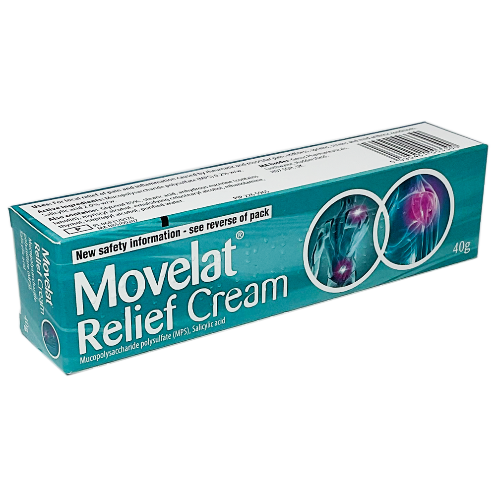 Movelat Relief Cream 40g - Pain Relief